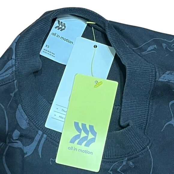 All In Motion Women’s French Terry Crew Neck Sweatshirt, Size XS, NWT - Picture 5 of 9